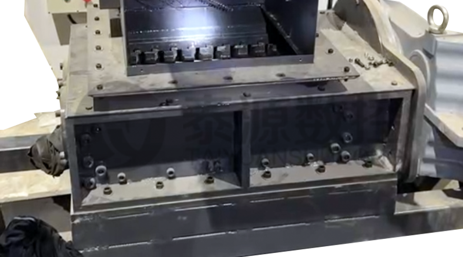 Penghancur cip besi modular Penghancur kekuatan tinggi untuk cip